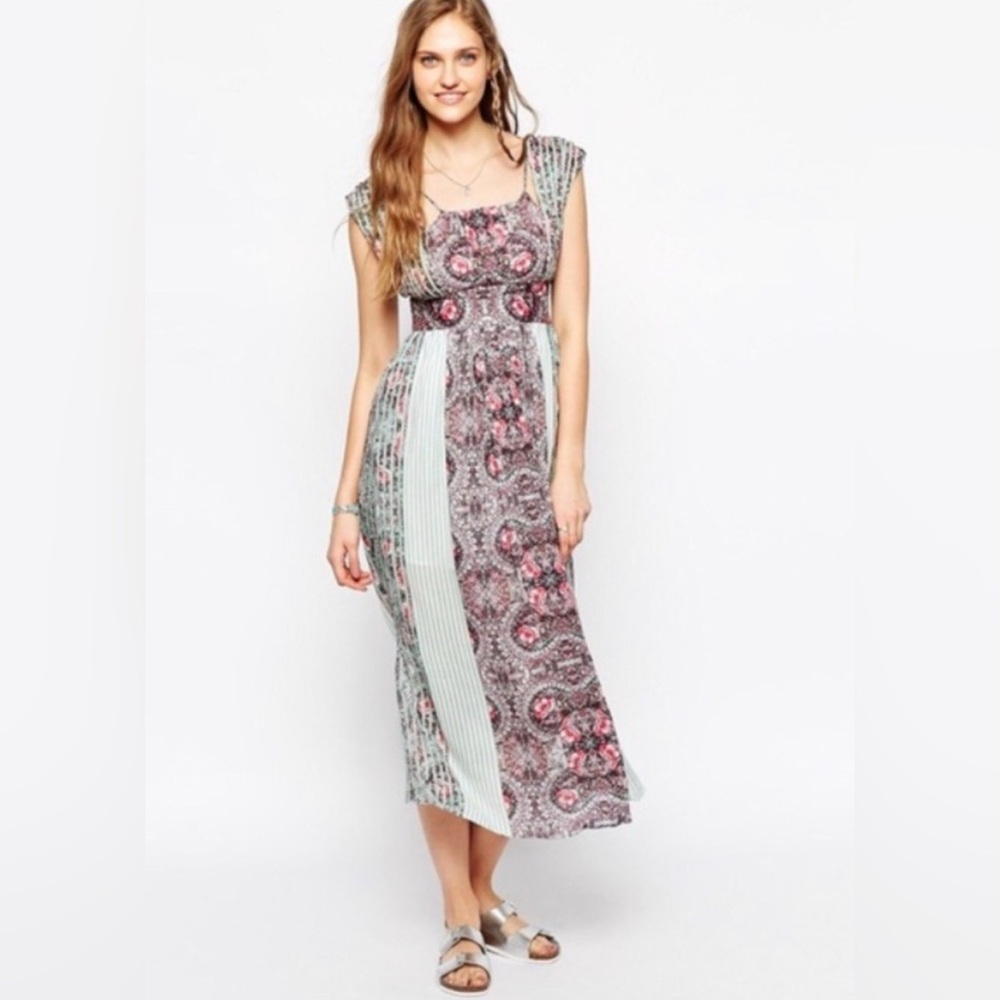 Free People Mayan Temple Gardenia Maxi Dress 12